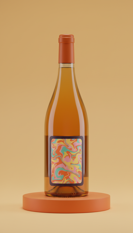 Orange wine mit Mandarine