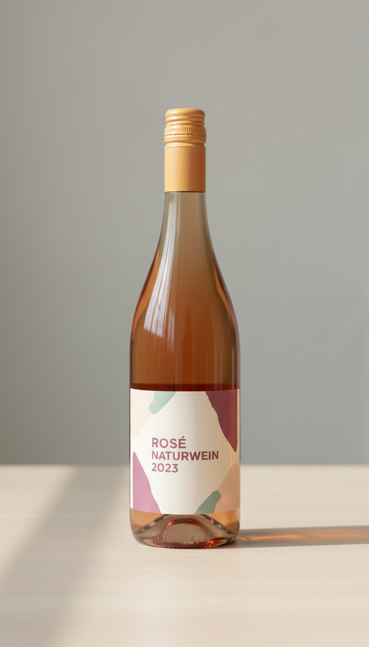 Rosé Naturwein Aprikose Verschluss