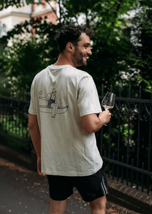 Wein am Fluss T-Shirt - JustGrapes -